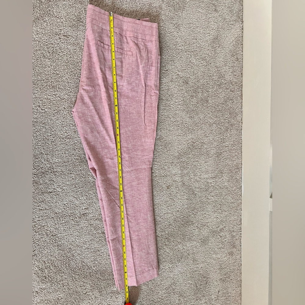 New York & Company Linen Blend Ankle Pants - Picture 4 of 6